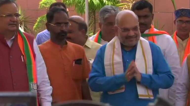Amit Shah holds meeting with key BJP leaders