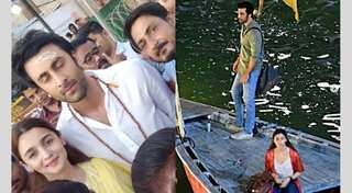 In pics: 'Brahmastra' cast Ranbir Kapoor, Alia Bhatt, Nagarjuna spotted in Varanasi