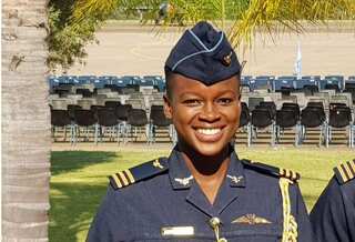 'Sky is from where I start my dreams,' says South Africa's first black female fighter pilot