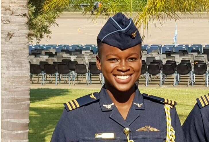 'Sky is from where I start my dreams,' says South Africa's first black female fighter pilot
