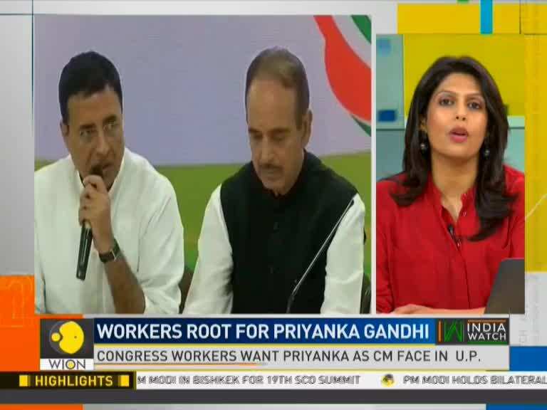 India Watch: Priyanka Congress' CM face in UP?