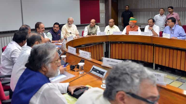 Ahead of budget session, PM Modi chairs all-party meet; opposition demands debate on unemployment, farm distress Ahead of budget session, PM Modi chairs all-party meet; opposition demands debate on unemployment, farm distress