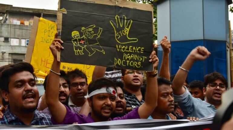 Protesting doctors say CM Mamata Banerjee free to choose venue, but meeting should be held in open
