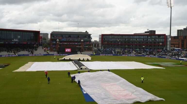 Rain did not hamper the game