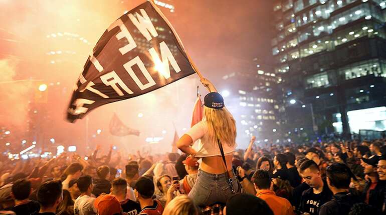 More than one million gather to celebrate Raptors NBA win