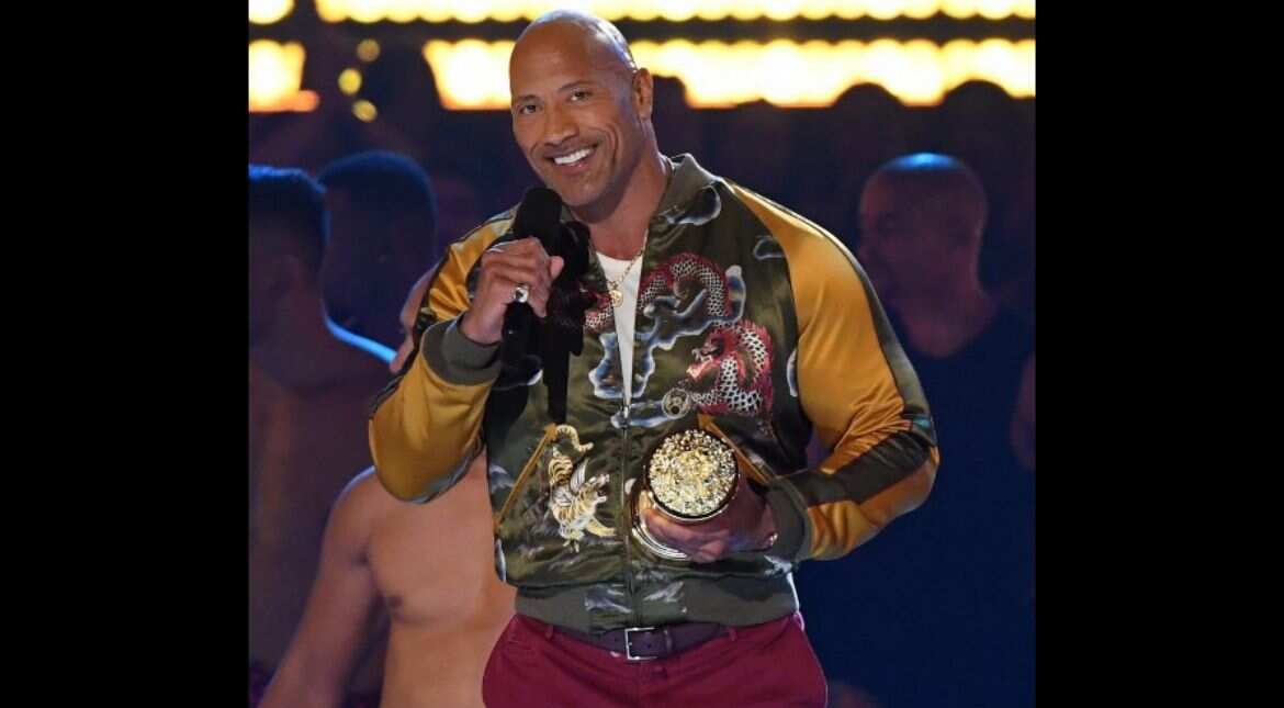 Dwayne Johnson at the MTV Awards 2019