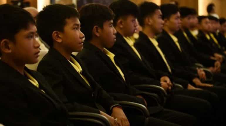 Youngsters who got trapped in Tham Luang cave