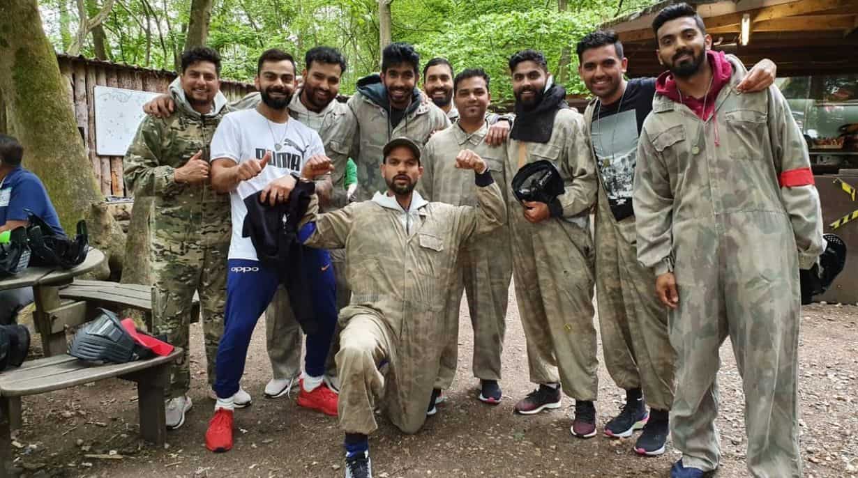 Paint ball before the World Cup