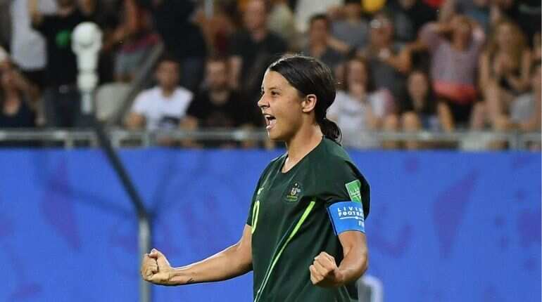 Kerr - first Australian to score World Cup hat-trick