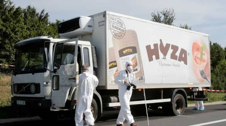 Four jailed for life over death of 71 migrants in Hungarian truck