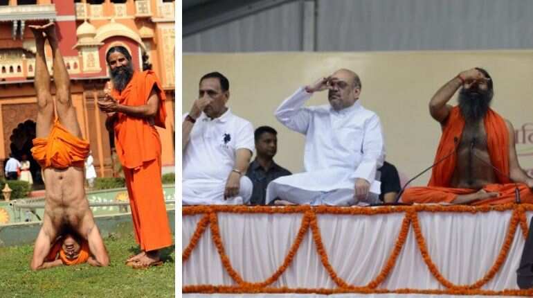 Yog Guru, Baba Ram Dev celebrates Yoga