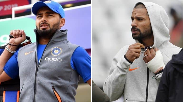 Rishabh Pant replaces injured Shikhar Dhawan