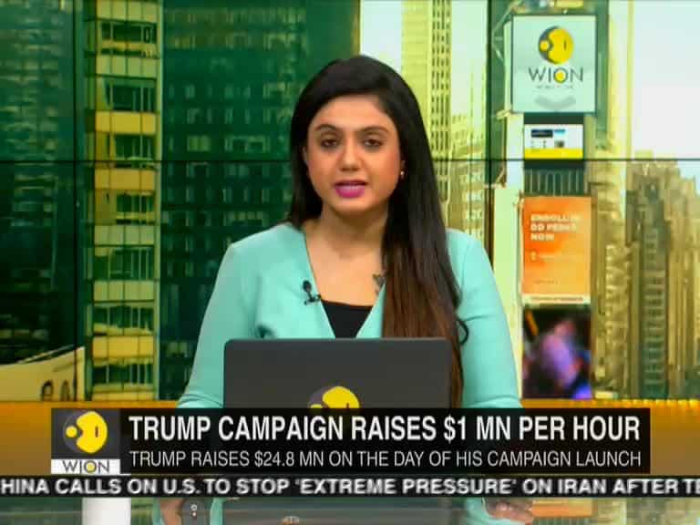 Trump campaign raises $24.8 mn on the day of his campaign launch