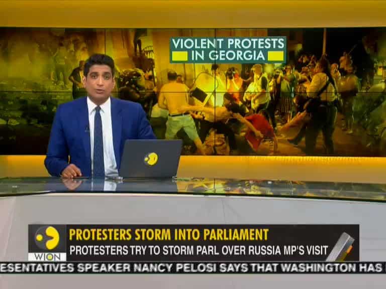 Gravitas: Georgia: Protest erupt over Russian MP's visit