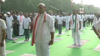 PM Modi helped get yoga international recognition: Defence Minister Rajnath Singh