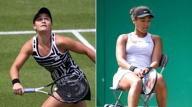 Naomi Osaka's Birmingham exit gives Ashleigh Barty shot at number one Naomi Osaka's Birmingham exit gives Ashleigh Barty shot at number one