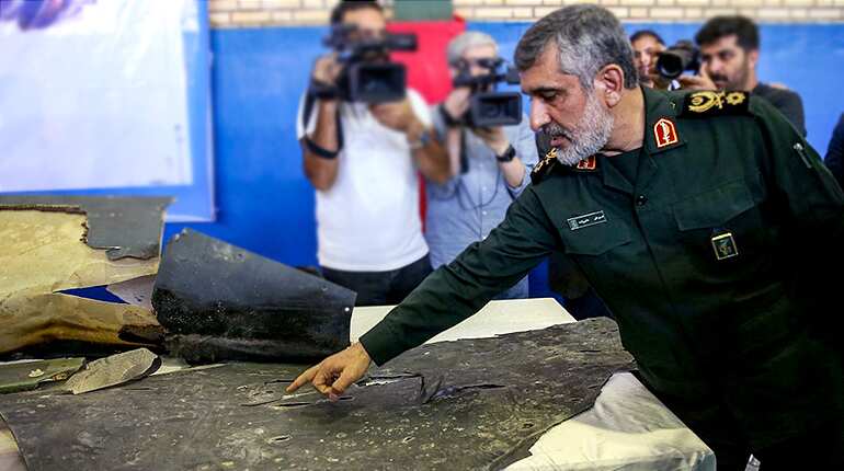 Iranian TV AIRS video of downed U.S. drone