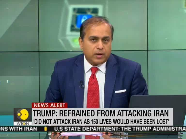 Donald Trump: Refrained from attacking Iran