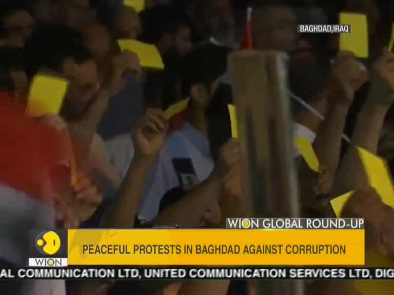 Iraqi protesters urge Baghdad to stay out of U.S.-Iran showdown