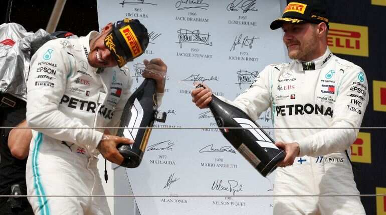 Lewis Hamilton wins French Grand Prix in Mercedes one-two