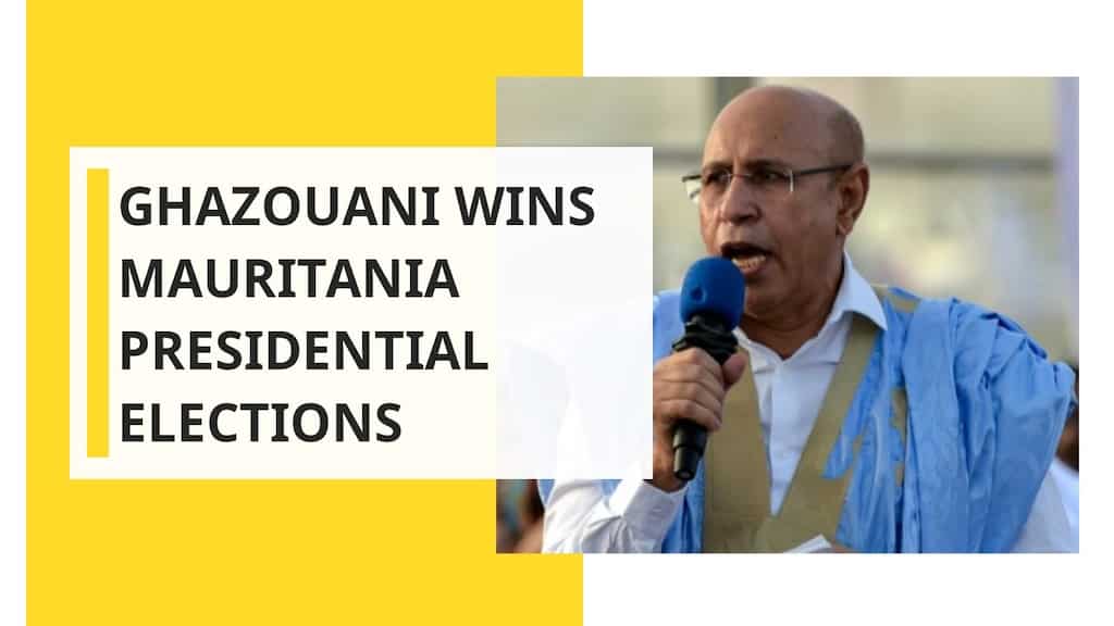 Mauritania's Ghazouani declared presidential vote winner