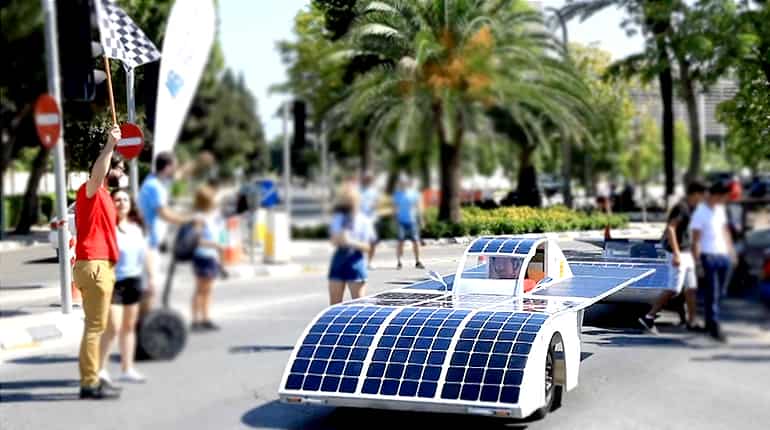 In Cyprus, a race for low cost solar cars to help the environment