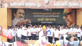 Stalin leads protest over Chennai water crisis, says 'can oust AIADMK government without election'