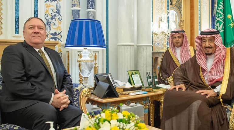 Need to promote maritime security in Strait of Hormuz, says Pompeo after meeting Saudi King Salman Need to promote maritime security in Strait of Hormuz, says Pompeo after meeting Saudi King Salman