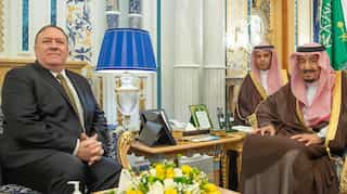 Need to promote maritime security in Strait of Hormuz, says Pompeo after meeting Saudi King Salman
