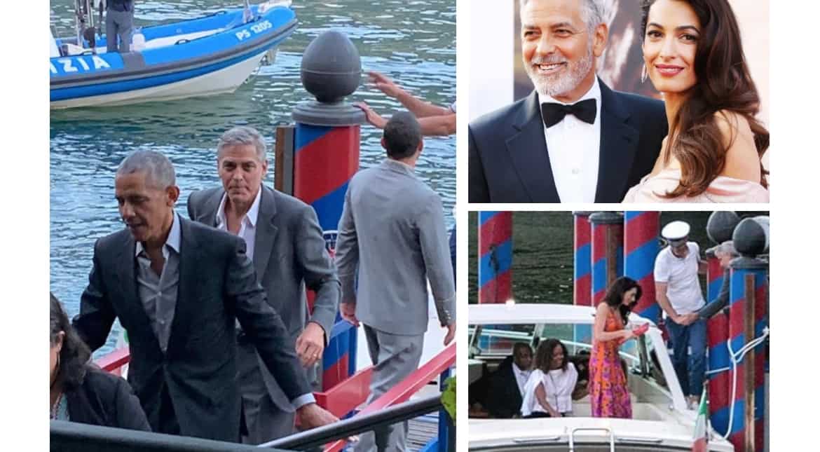 In pics: George Clooney and wife Amal vacation with the Obamas in Italy In pics: George Clooney and wife Amal vacation with the Obamas in Italy