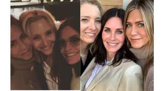 Jennifer Aniston, Lisa Kudrow, Courteney Cox enjoy girls night out
