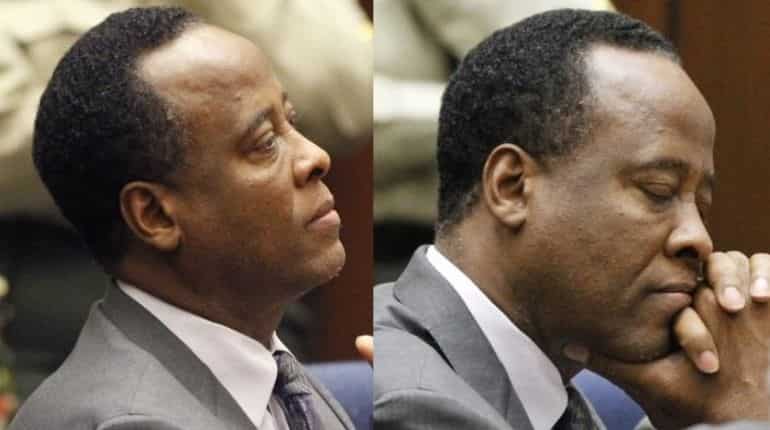 Conrad Murray at his trial