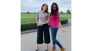 Karisma Kapoor rings in her birthday with sister Kareena, mother and Saif in London