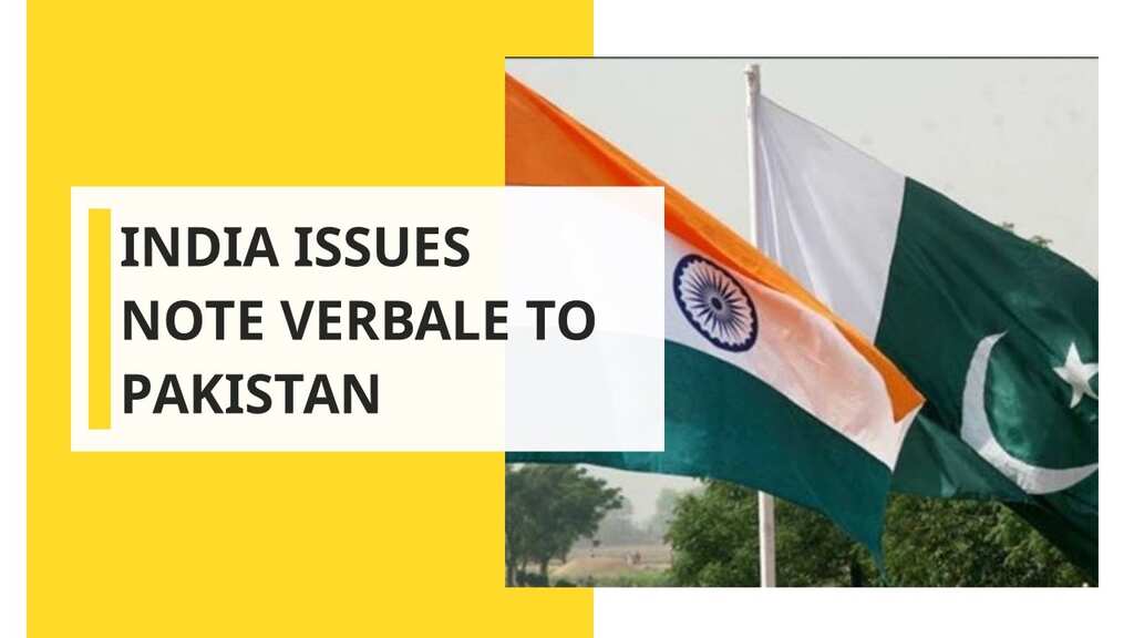 Breaking News: India issues note verbale to Pakistan over harassment of diplomats