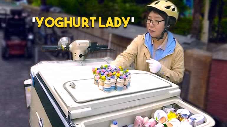 'Yoghurt lady' delivers treats and companionship to South Korea's elderly