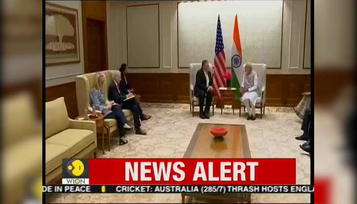 New Delhi: US Secretary of State Mike Pompeo meets Prime Minister Narendra Modi