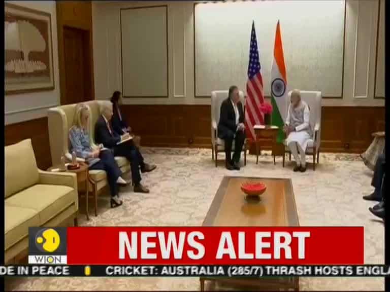 New Delhi: US Secretary of State Mike Pompeo meets Prime Minister Narendra Modi