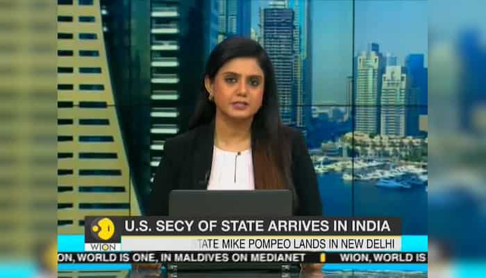 US Secretary of State Mike Pompeo arrives in New Delhi, to meet  PM Modi, S Jaishankar today