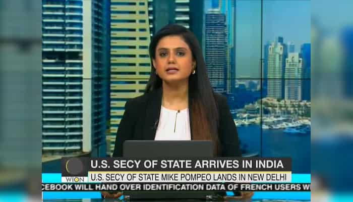 US Secretary of State Mike Pompeo arrives in India for three-day visit