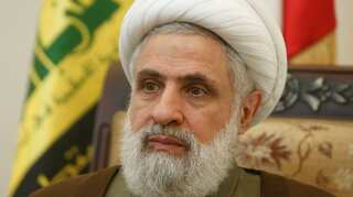 Hezbollah deputy leader supports Lebanon ceasefire efforts; omits mention of Gaza truce as precondition