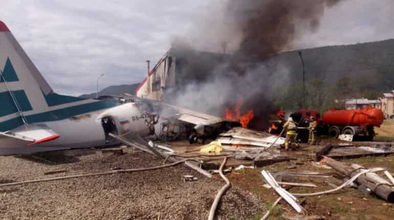 Two killed, seven injured as Russian plane makes emergency landing in Siberia