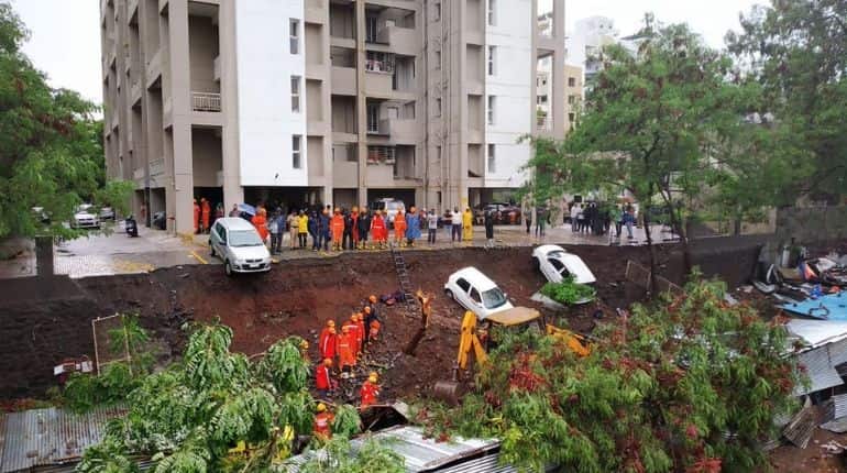 Four children among 17 dead after wall collapse in Pune's Kondhwa area