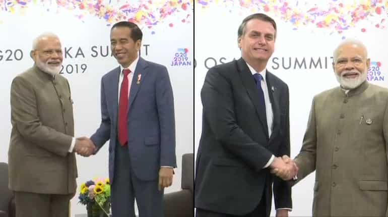 PM Modi holds bilateral talks with Indonesia, Brazil leaders at G20 Summit in Japan's Osaka PM Modi holds bilateral talks with Indonesia, Brazil leaders at G20 Summit in Japan's Osaka