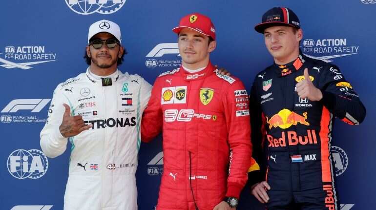 Charles Leclerc beats Lewis Hamilton to pole in Austria