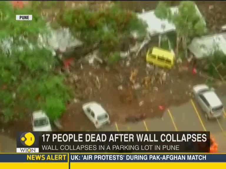 17 dead after wall collapses in Pune