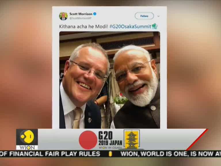 Australian PM tweets a selfie with PM Modi, Praised him in Hindi