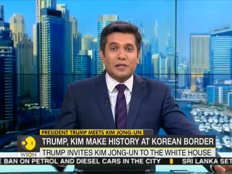 Donald Trump, Kim Jong Un makes history at Korean Border
