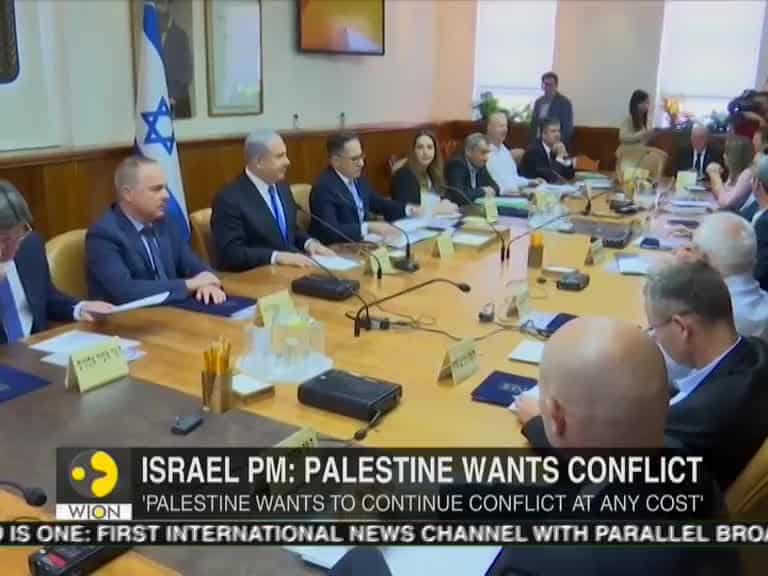 Benjamin Netanyahu: Palestine wants conflict at any cost