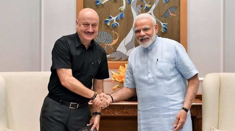 Anupam Kher meets PM Modi, says his inspirational words are great source of energy for him Anupam Kher meets PM Modi, says his inspirational words are great source of energy for him