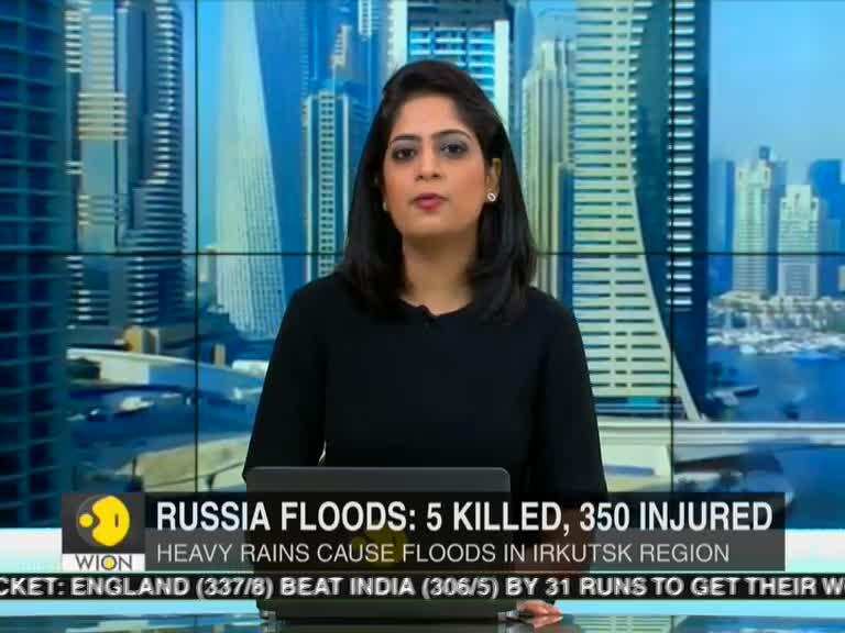 Heavy rains cause floods in Russia; 5 killed and 350 Injured